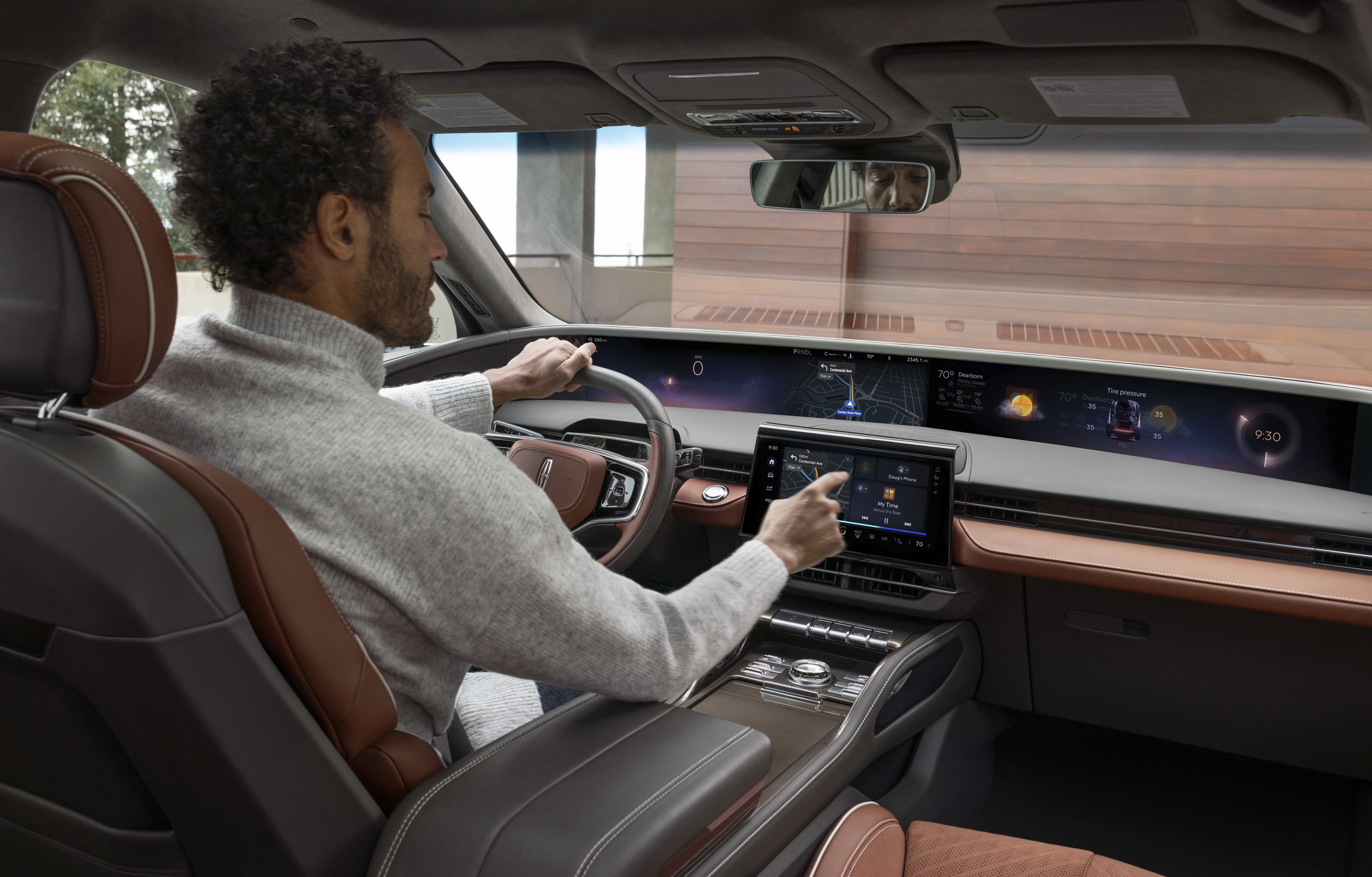 A view of the new Lincoln Digital Experience