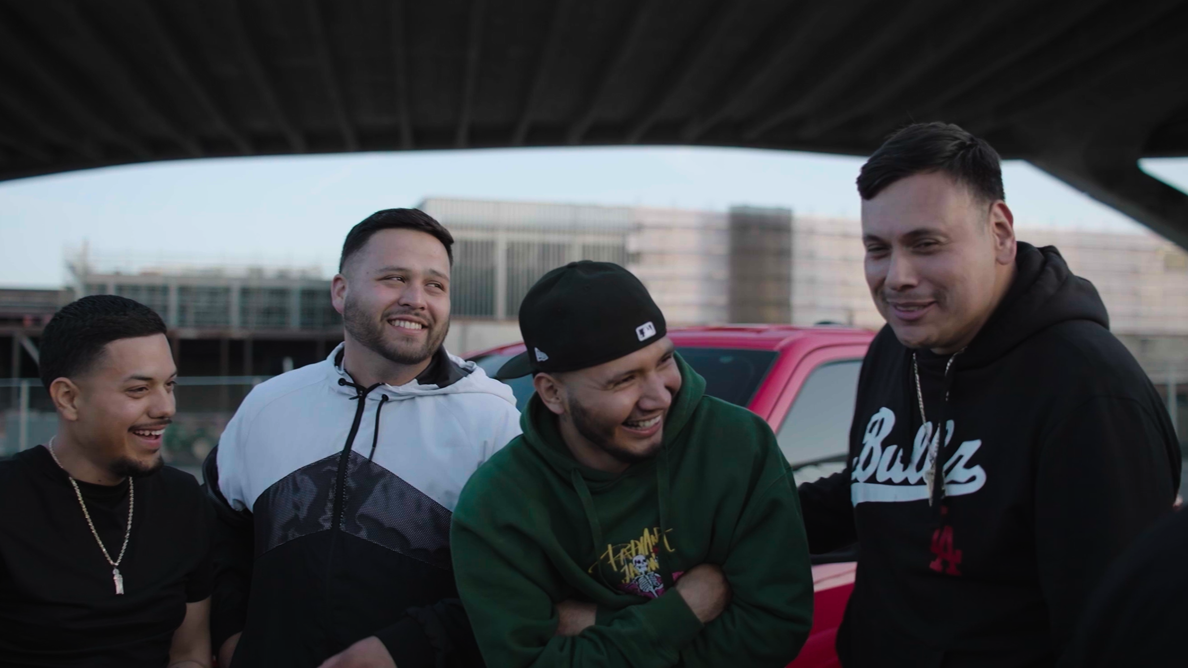 Members of the Bullz truck club in California.
