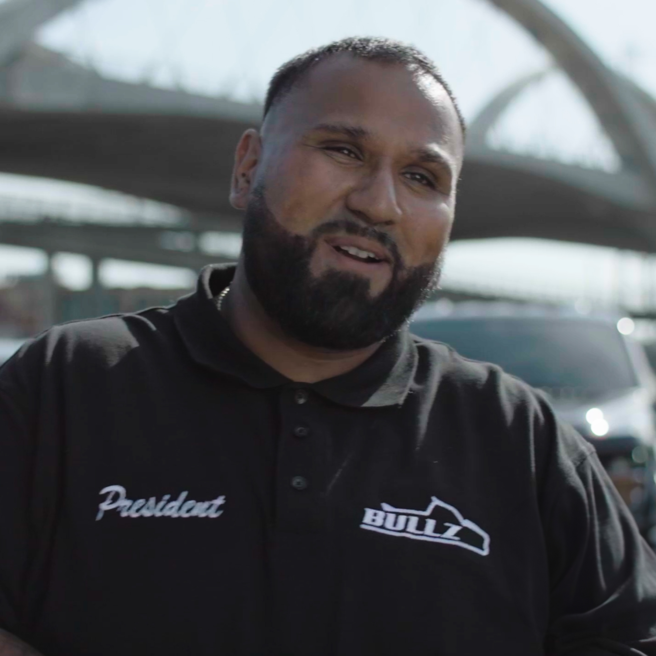 Rafa Martin of the Bullz truck club in California.