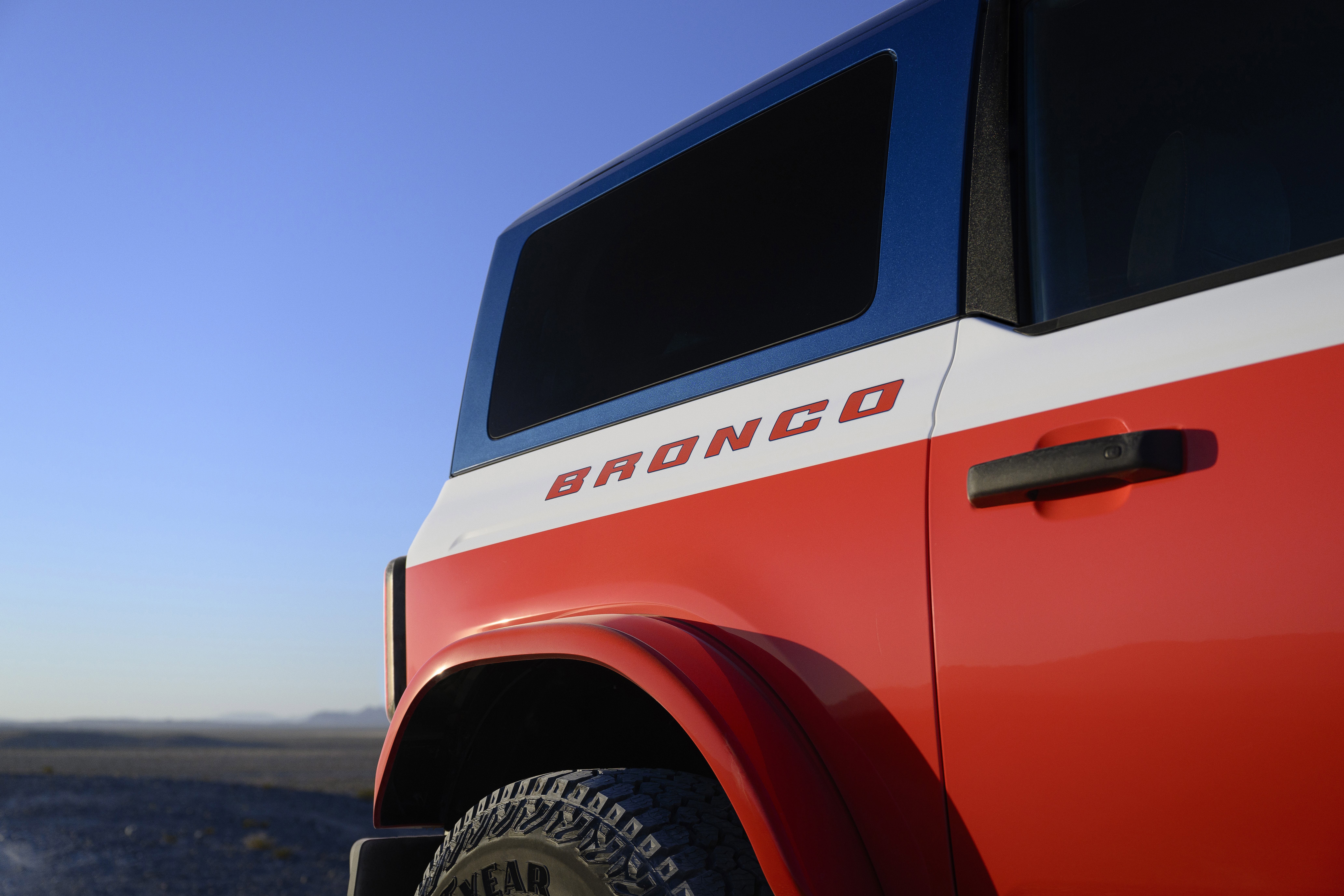 2025 Bronco Stroppe Special Edition preproduction model shown. Available January 2025. Actual production vehicle may vary.