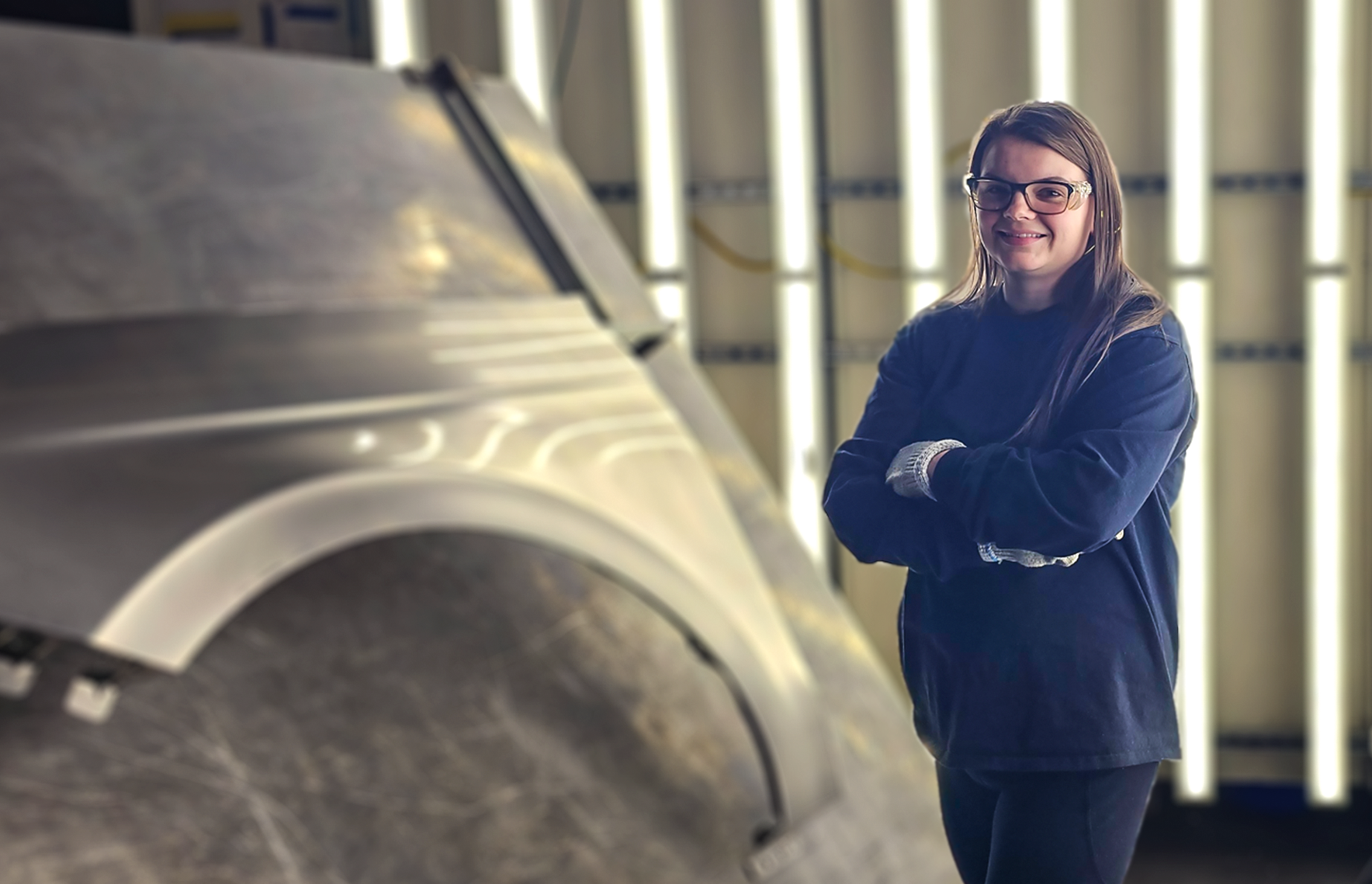 Amber Phipps is a quality inspector who has served Ford Motor Company for 13 years. She's a proud mom and enjoys the outdoors. On most weekends you can find her hiking or kayaking around Taylorsville.