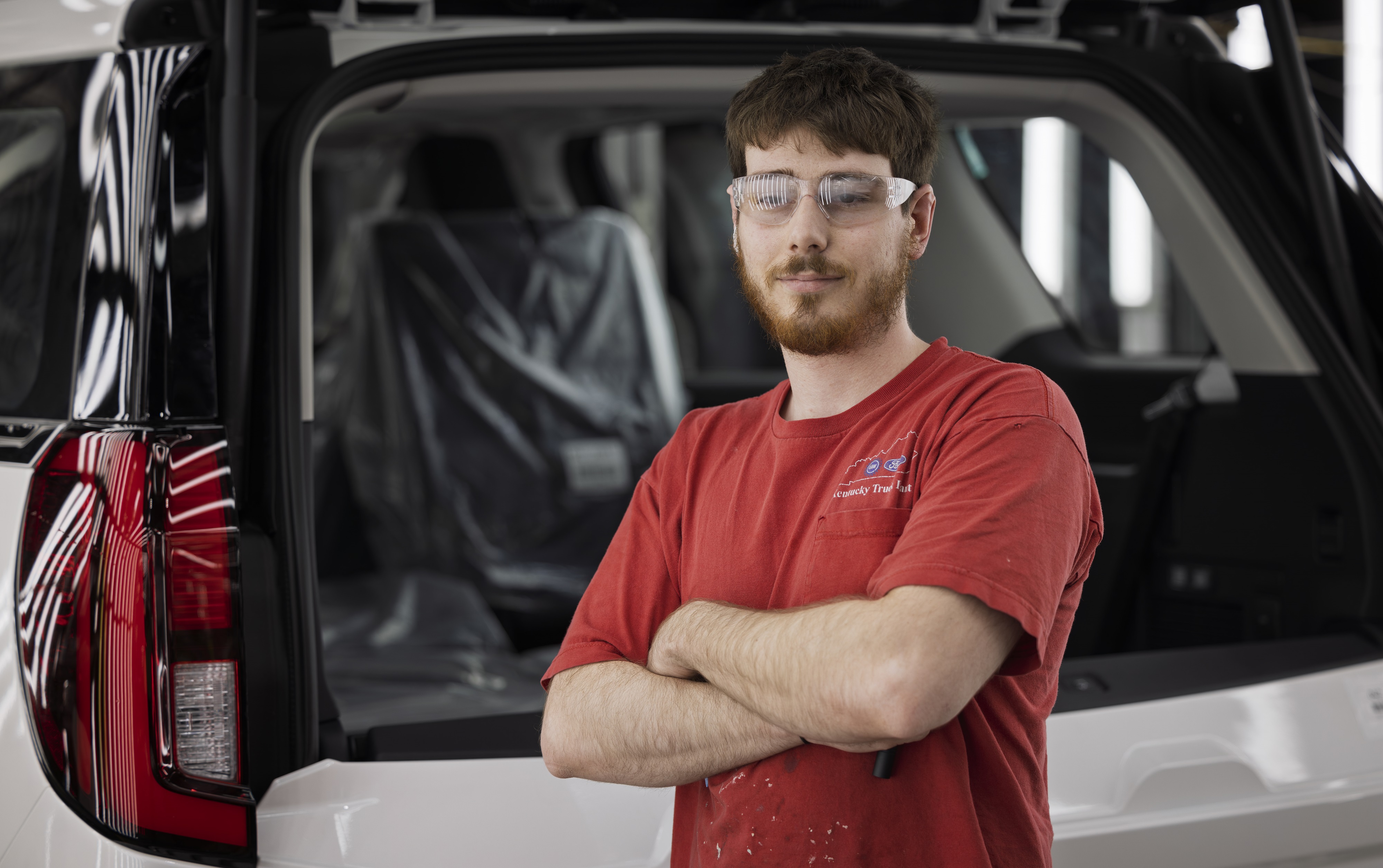 Ethan Csereklye is a second-generation Ford employee at Kentucky Truck Plant and is coming up on 10 years of service. When he's not assembling the Expedition, he’s practicing Jiu-Jitsu.