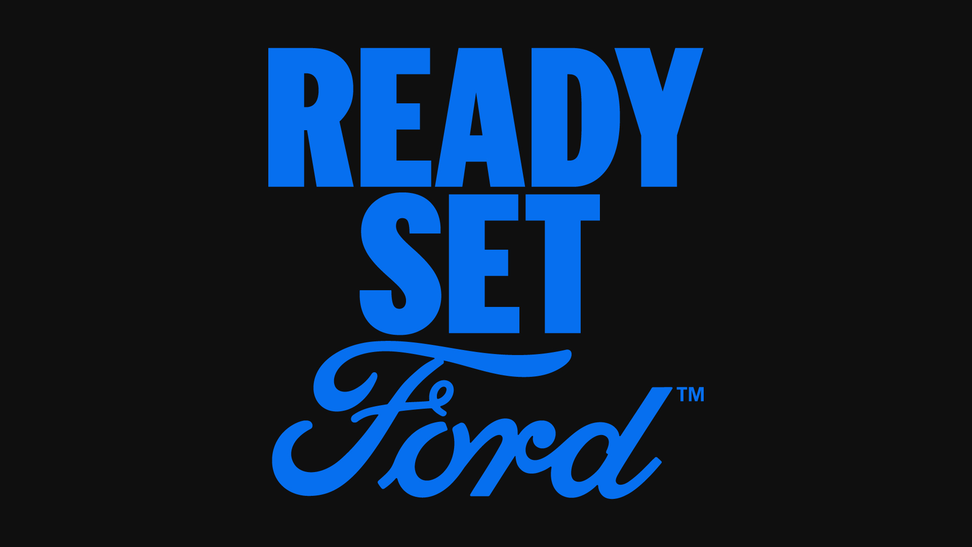 Ready Set Ford Logo