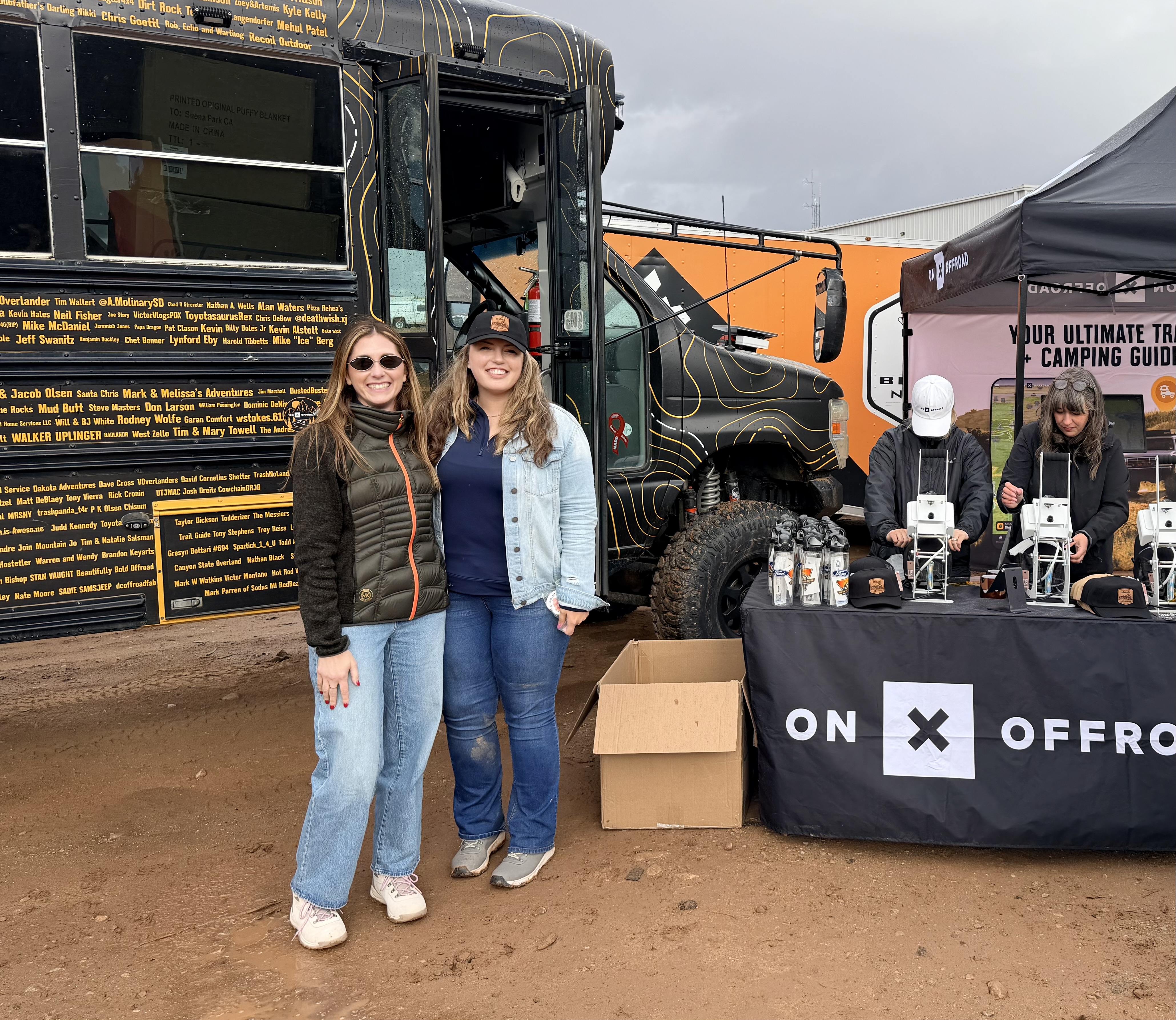 This year, Ford’s own Jaife Rainelli (left) and Brittany Pauley (right) joined KOH as first-time off-roaders.