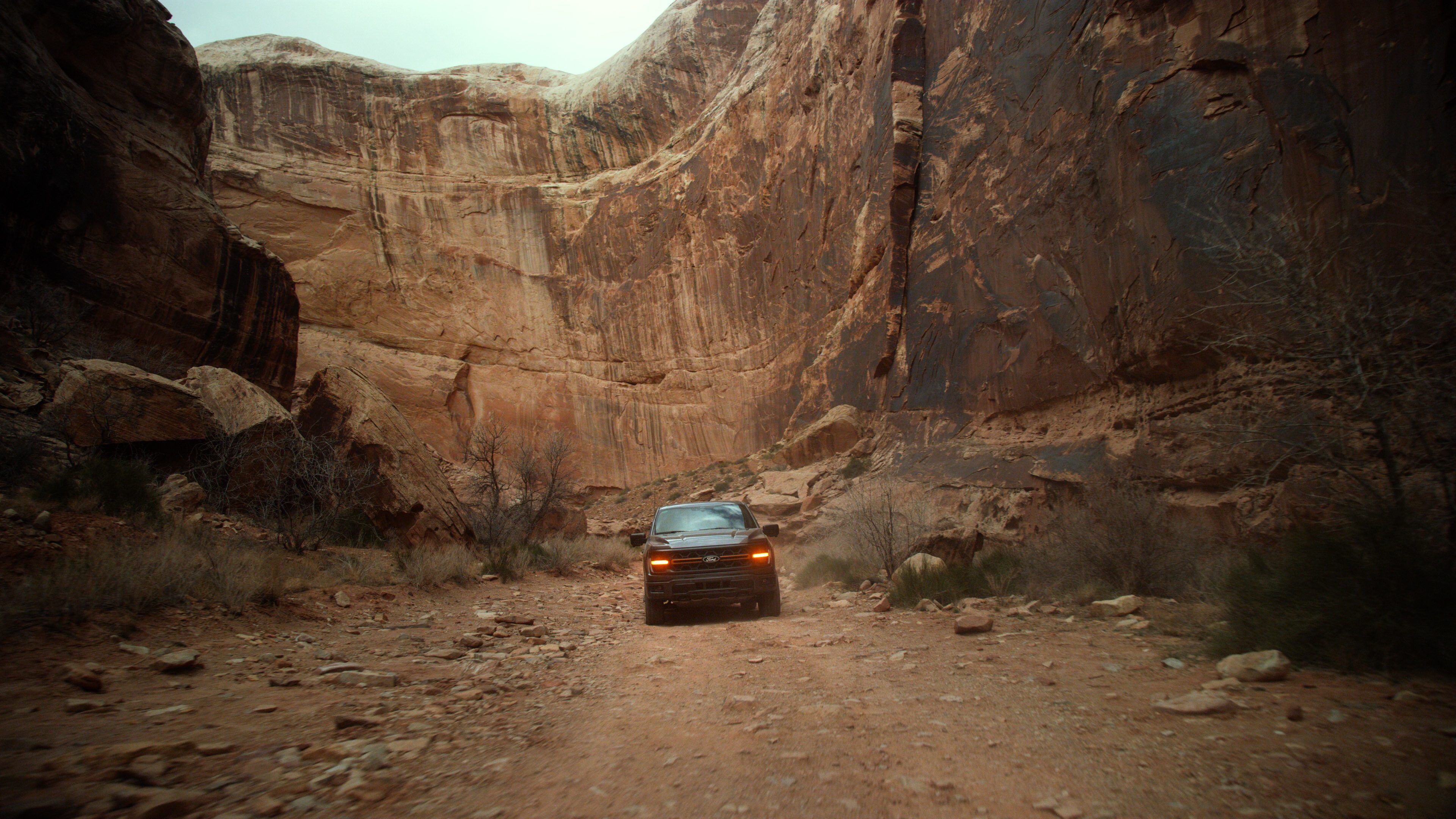 In the newest episode of "Chasing Off-Road Confidence," Chase Gentry helps truck novice Nataliya tackle rough terrain and rock steps in an F-150 Tremor with the help of downloaded maps from the onX Offroad app.