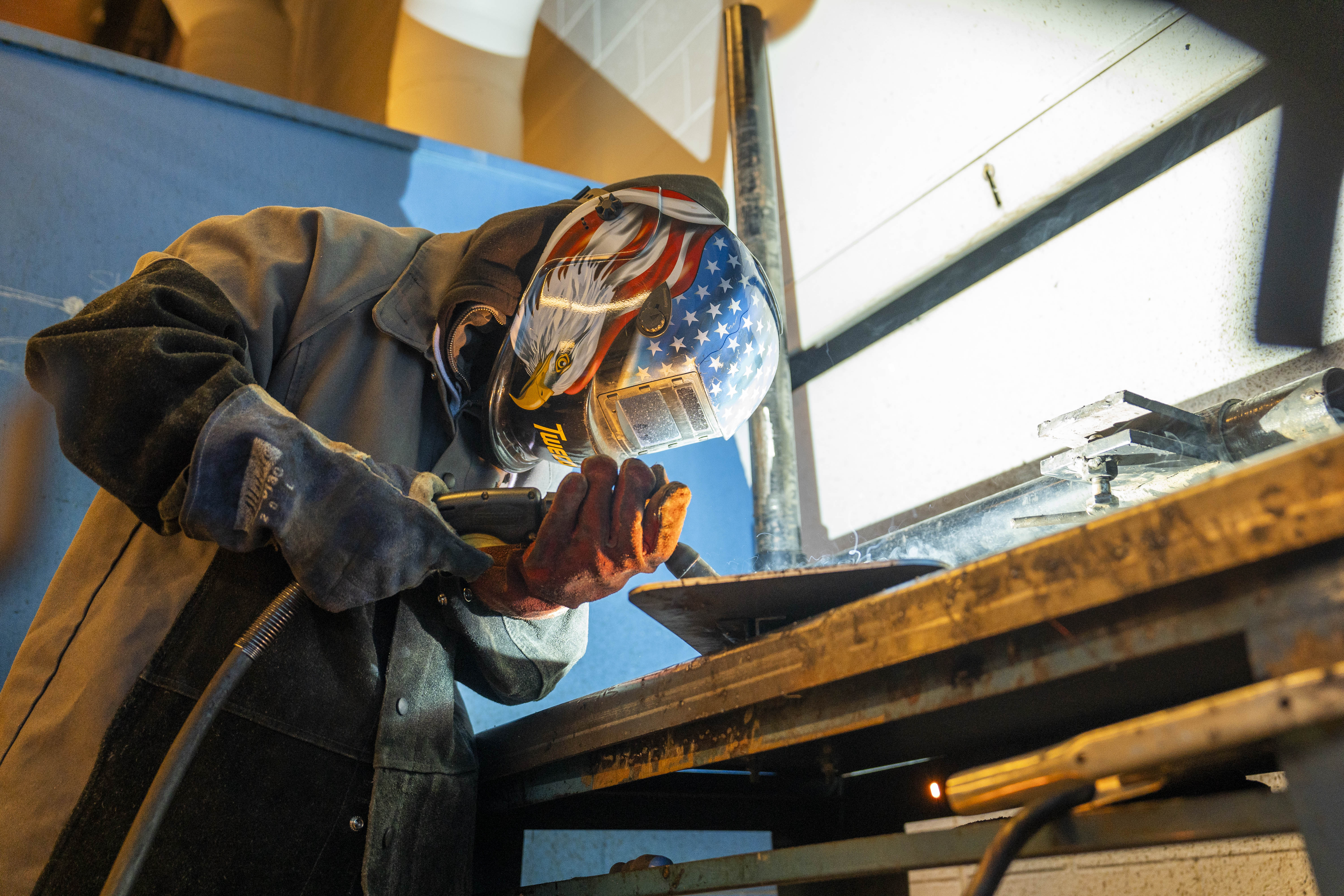 Yesiah demonstrates how he has learned to weld at the Breithaupt Career Technical Center. After graduation, he plans to go into the trades as a career and has signed a pledge to do so, on May 6, 2026, in Detroit, Michigan.
Photos by Adam Schultz
adam.schultz@gmail.com