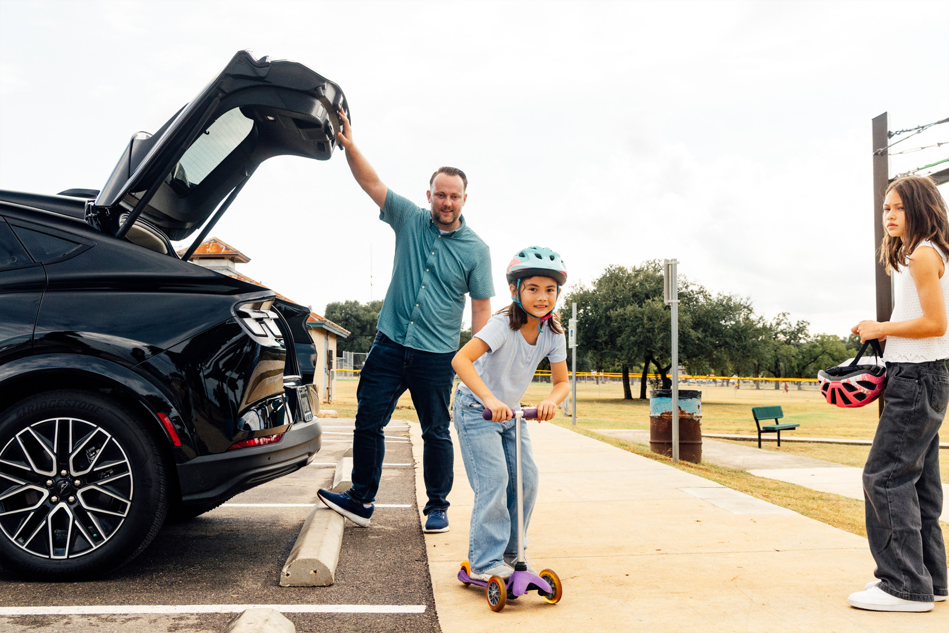 For David, the Mustang Mach-E supports his own growing family while honoring his family's Mustang history.